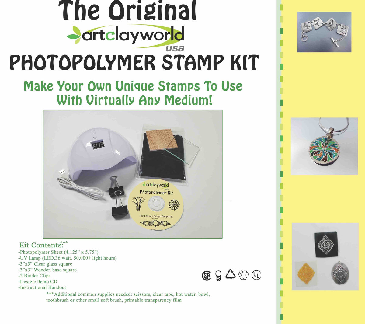 Photopolymer Kit making your own stamps