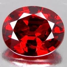 Cubic Zirconia Garnet Red Oval - Various Sizes