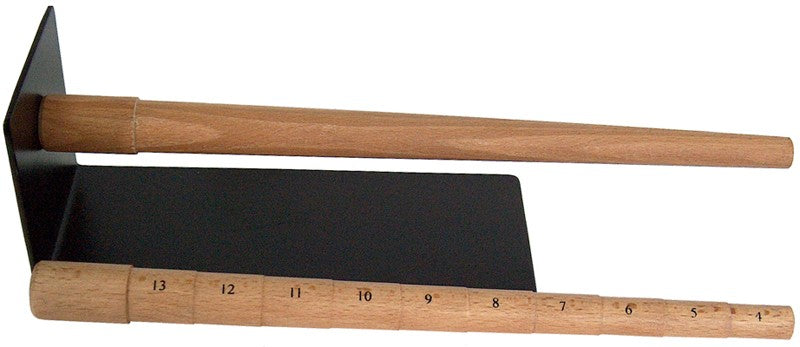 Ring Mandrel Set Wood  3 piece set
