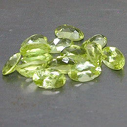 Peridot (Natural) Green Gem Oval 5x7mm (1pc)