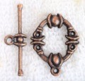 Toggle &amp; Bar Clasp Antique Copper Plated (2)
