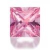 Cubic Zirconia Pink Square, 3mm, 5mm & 6mm (5pc)