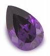 Cubic Zirconia Amethyst Purple Pear 4x6mm &amp; 5x7mm (5pc)