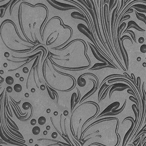 Texture Tile -Hibiscus Embossed