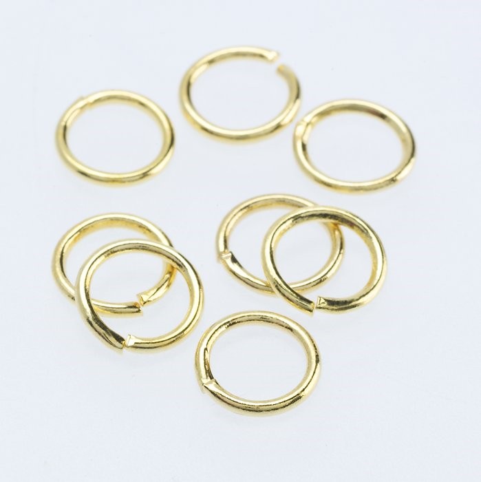 Gold Plated Brass Jumprings (36pc)