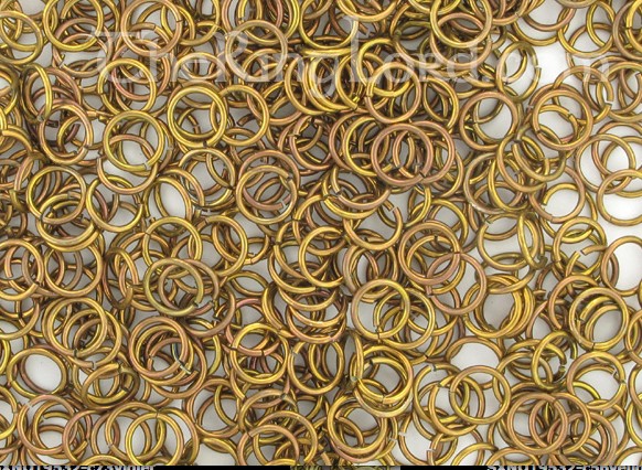 Jump Ring Niobium Rose Gold (100pc)
