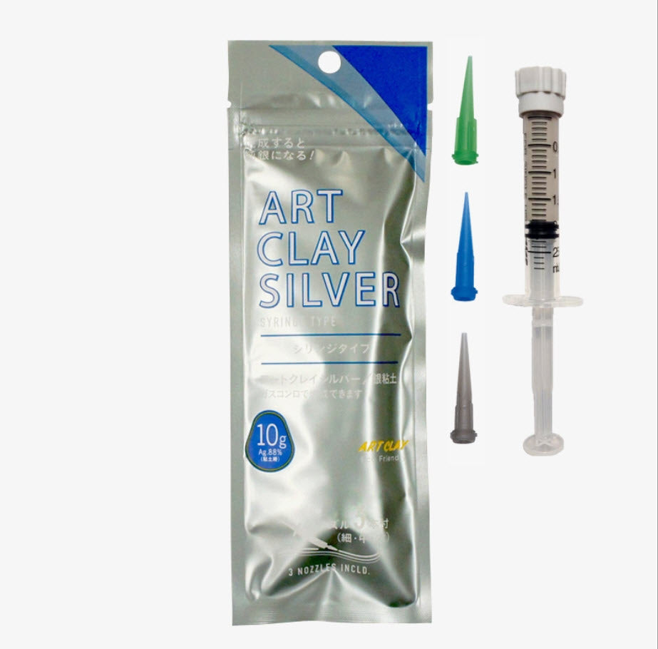 Art Clay Silver Syringe 3 tips