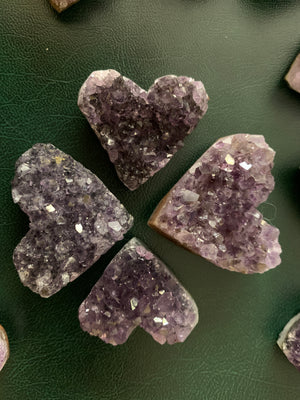 Amethyst Crystal Heart