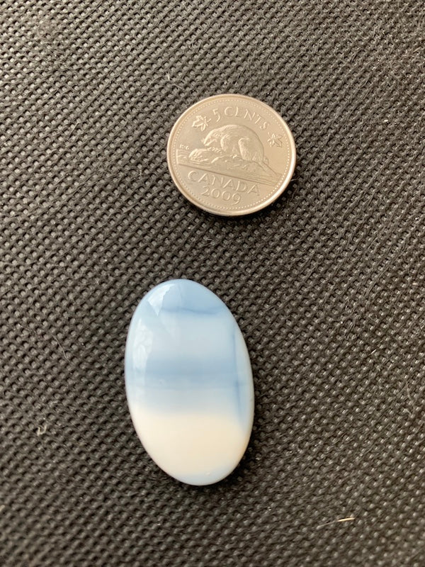 Opal, Blue Oval Cabochons