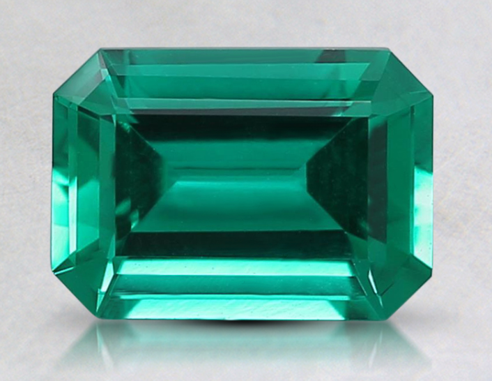 Emerald Radiant/Octagon Shaped Gem Lab Created Nano 4x6mm (5pc)