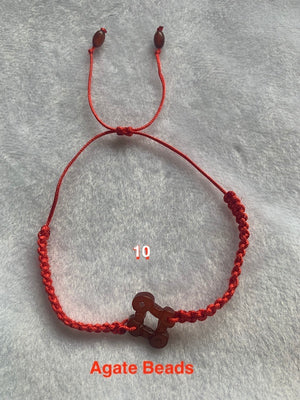 Bracelet Red String Styles 8 to 13, handmade