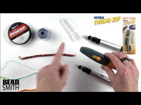 EZ Thread zapper, to secure your thread on all your beaded projects