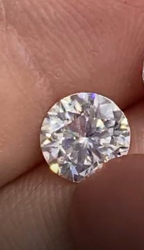 Moissanite, in 1/2 carat, full carat and 2 carats. Diamond Replacement