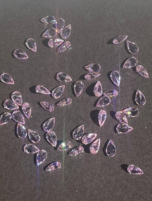 Pear 3x5mm Gemstones. Corundums, CZs and Spinels. 5A quality (5pc)